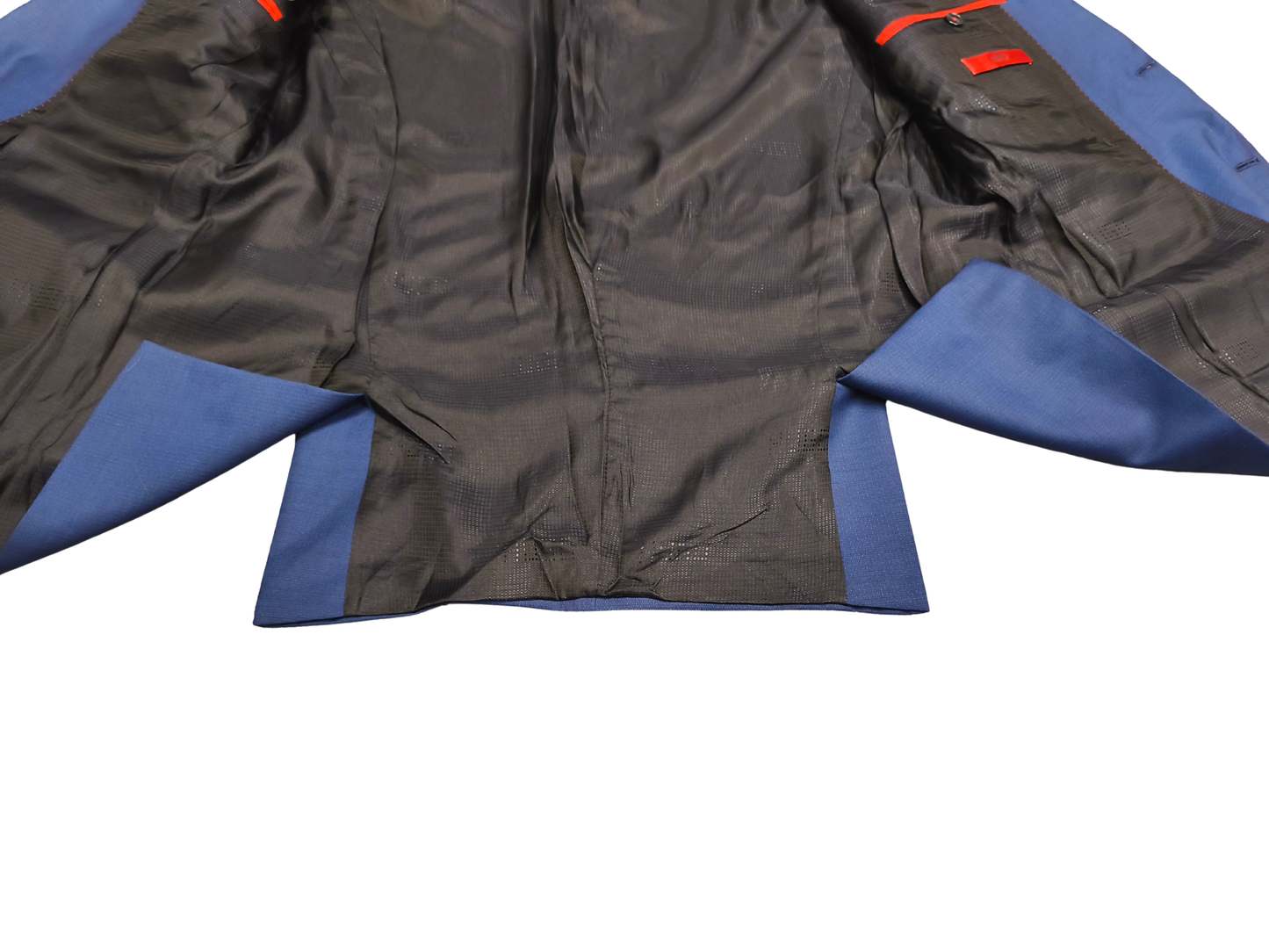 HUGO Hugo Boss Men's Blue 2-Button Wool Blazer Jacket Size 44R / IT 54