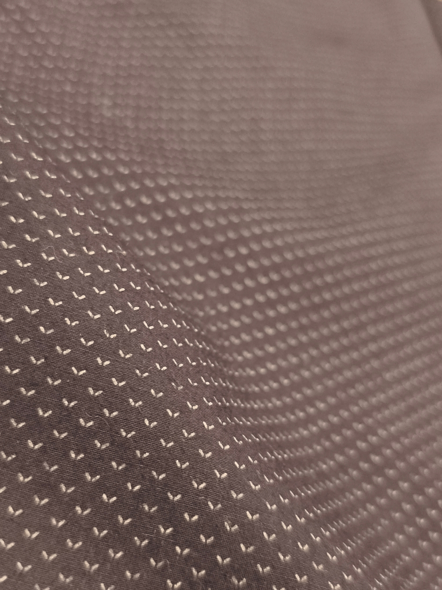 Monton Men's Short Sleeve Button Down Shirt Size S Small Slim Fit Navy Micro Pat