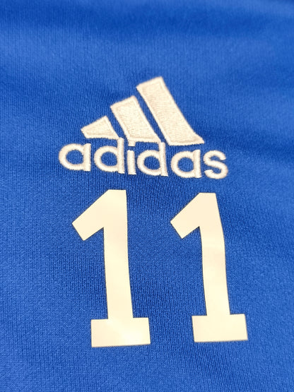 Adidas Oppsal Fotball Training Jersey Shirt Blue Size M Climalite Vintage 2015