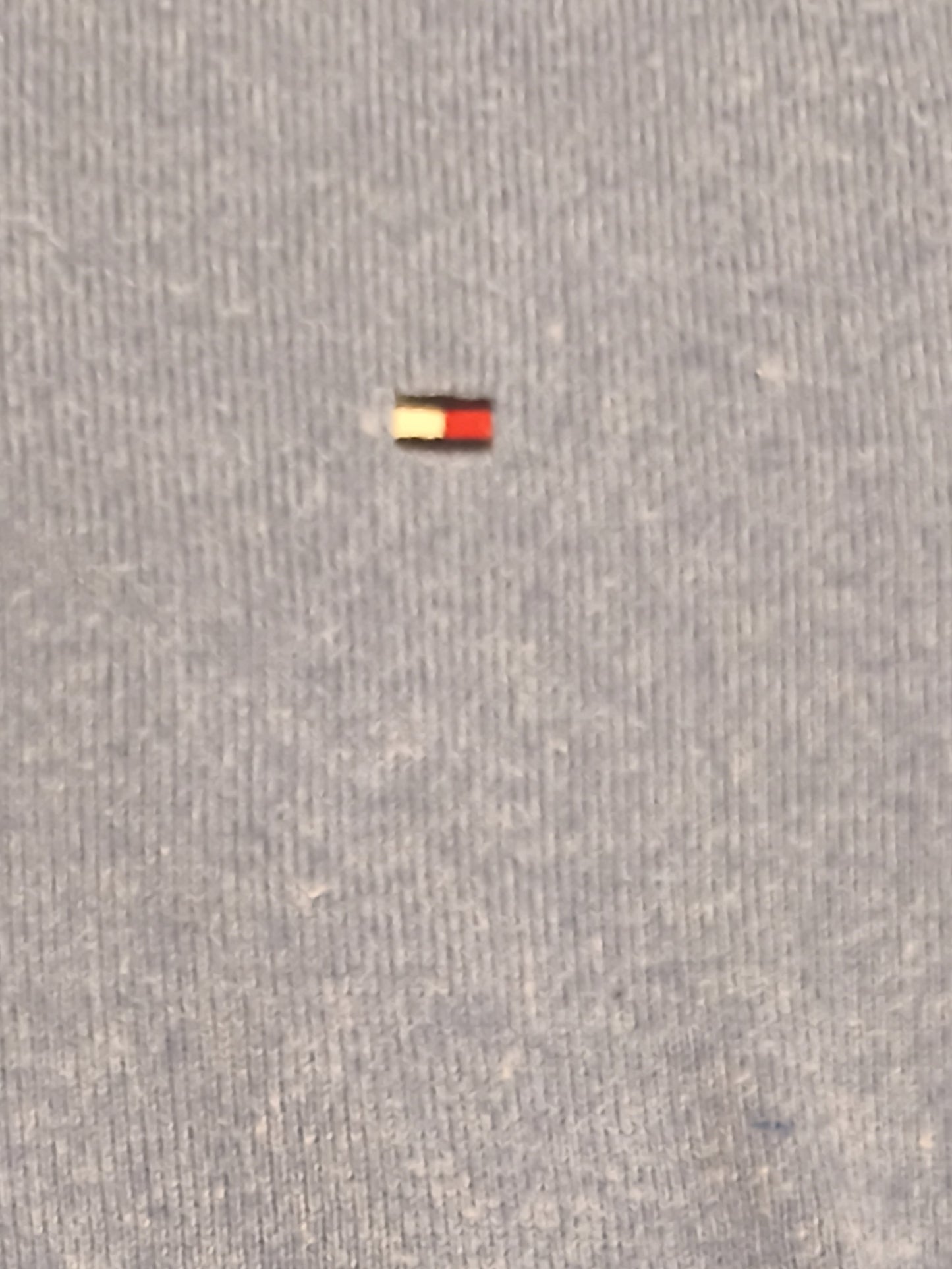 Tommy Hilfiger Men's V-Neck Sweater Light Blue Pima Cotton Cashmere Blend Size