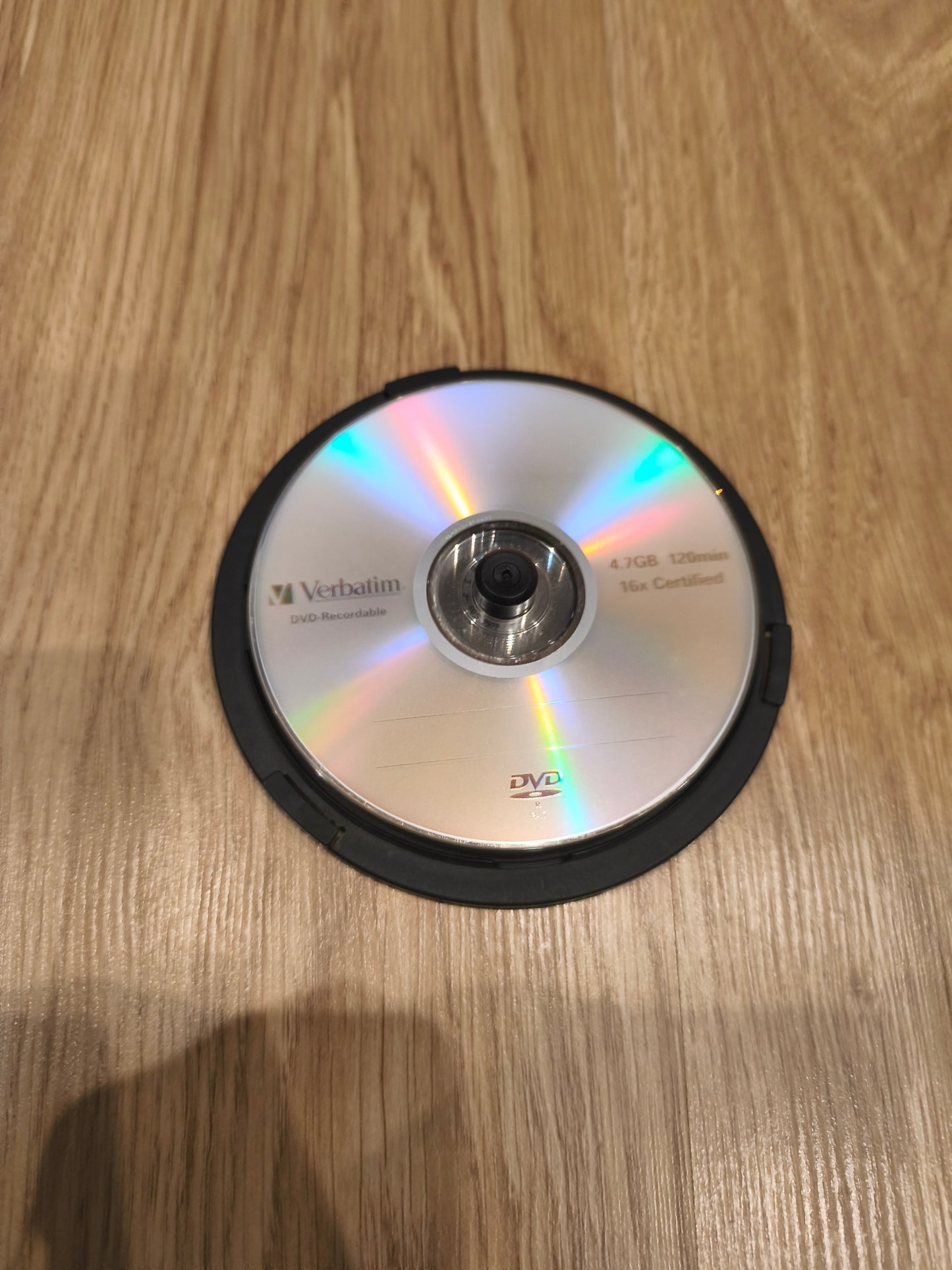 Mixed Verbatim Blank Recordable Disc Lot | 6x CD-R 700MB & 1x DVD-R 4.7GB Media Spindle (Untested)