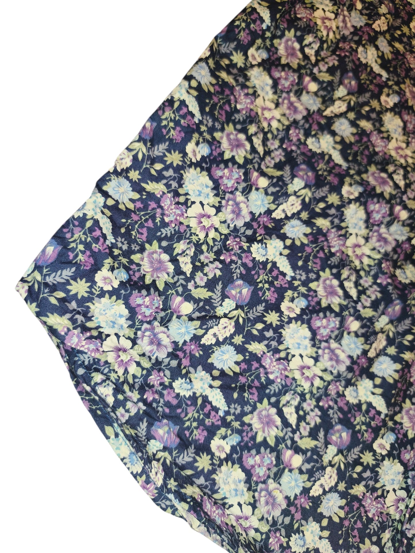 S.C.W. Made For You Men's Floral Shirt Size L Long Sleeve Cotton Blend