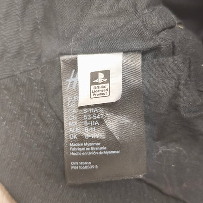 H&M PlayStation Black Embroidered Logo Bucket Hat Kids Youth Size 7-12 Yrs