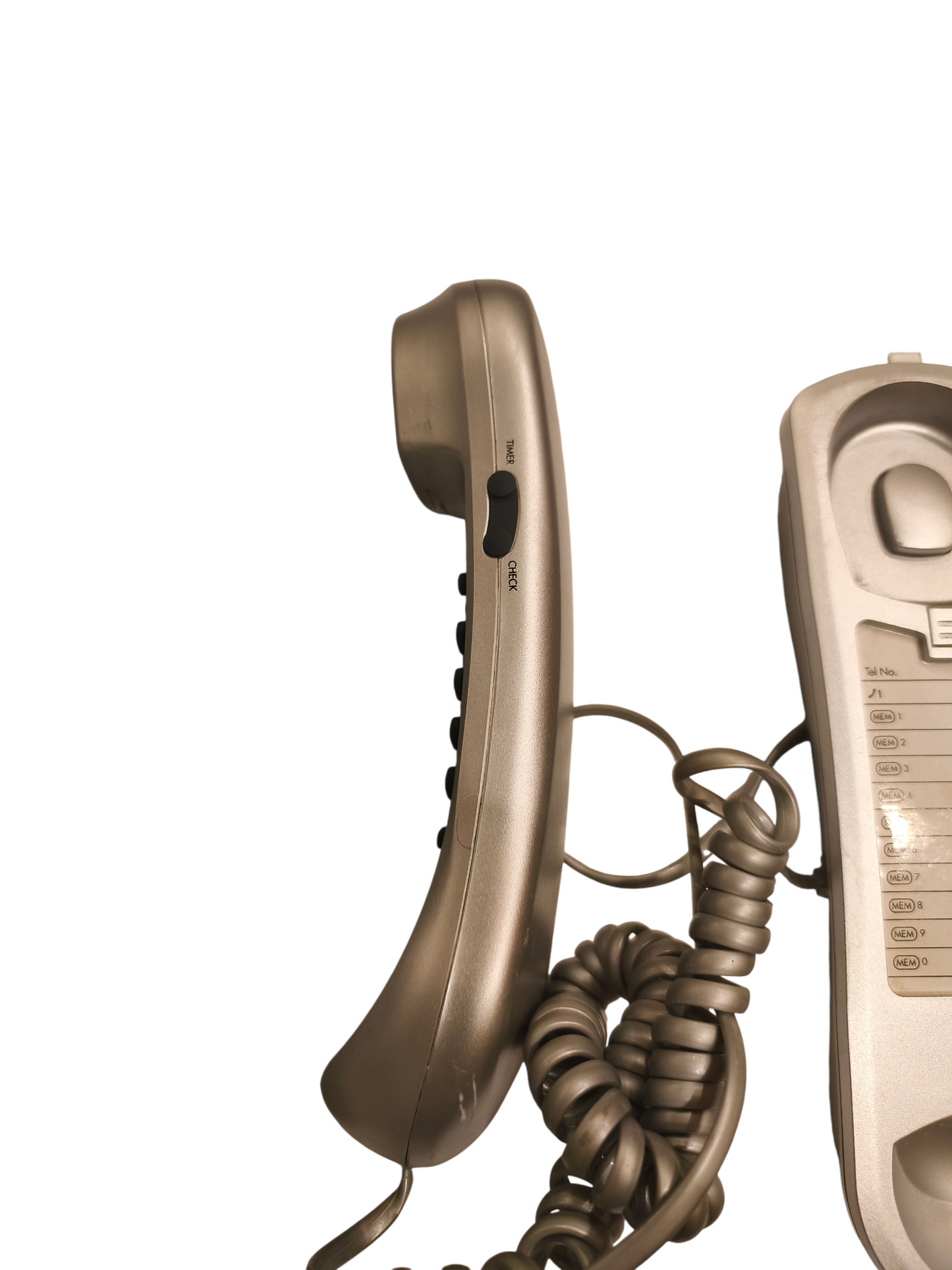 Tesco TH150 Slimline Gondola LCD Landline Phone - Silver/Champagne - Wall Mounta