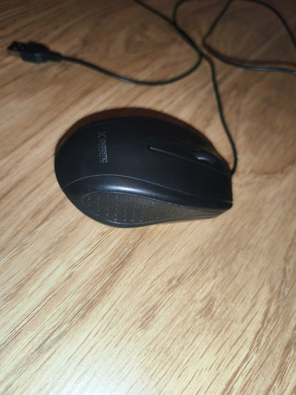 Extreme XM106K Wired Optical USB Mouse – Black, 1000 DPI