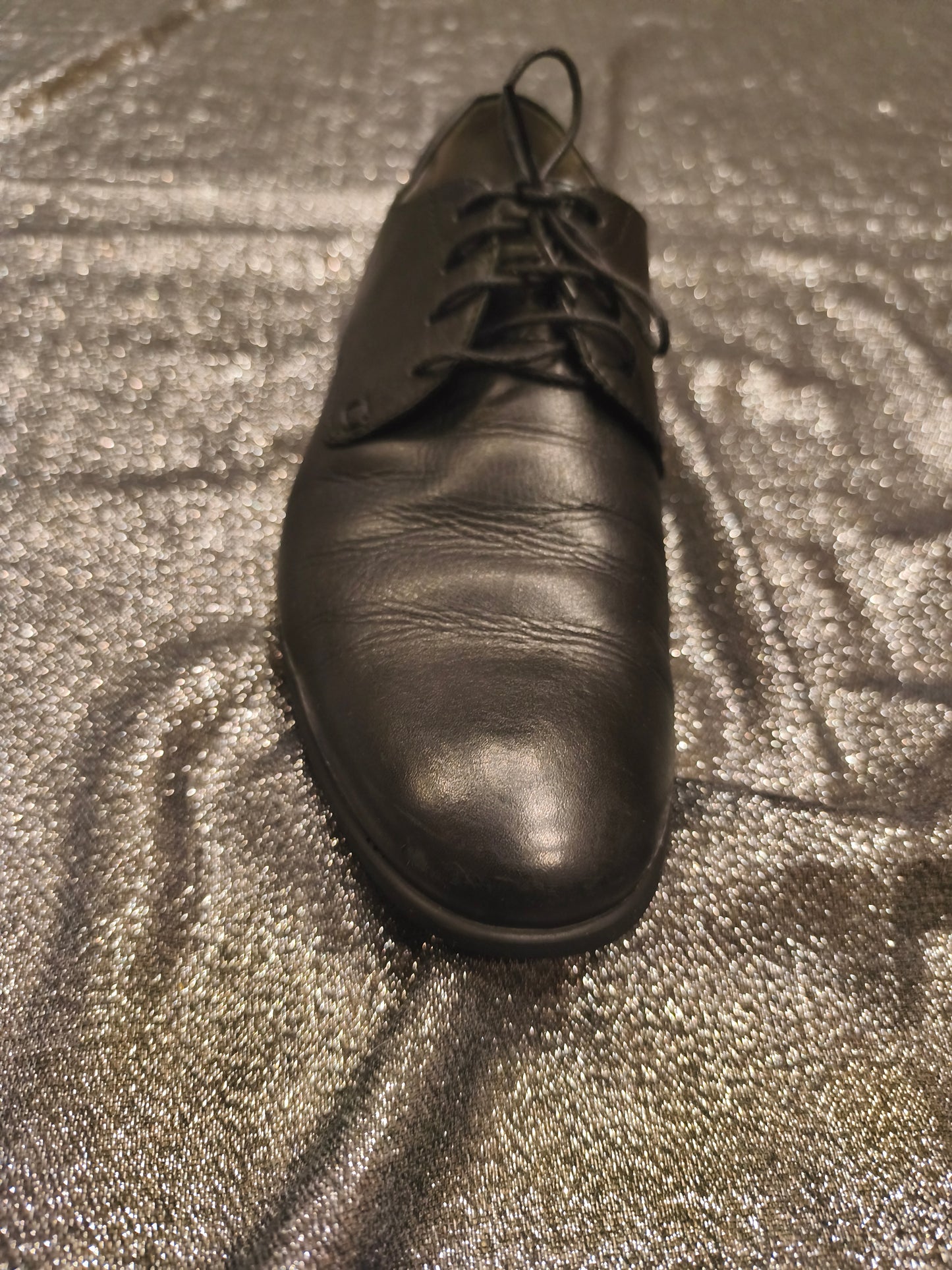 Vagabond Shoemakers Black Leather Derby Shoes Men's Size 41 Lace Up Business