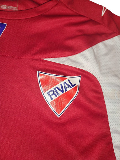 Vintage Umbro Rival Football Jersey Shirt Red White #7 Size M L Rare Soccer