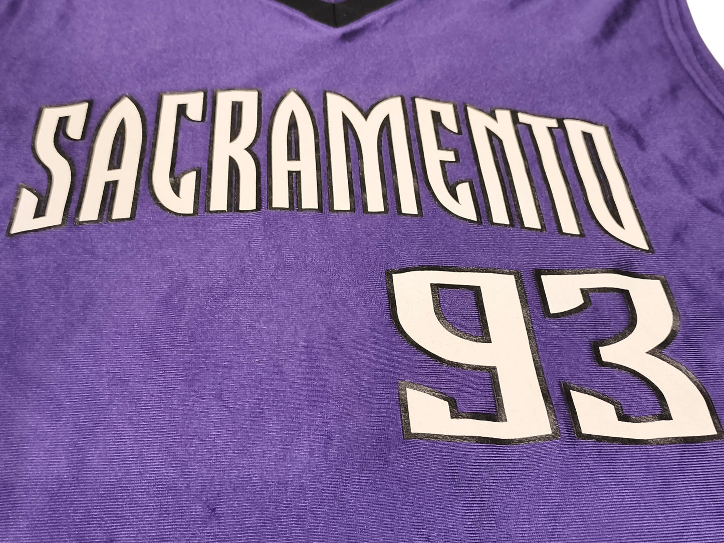 Vintage Ron Artest Sacramento Kings Jersey #93 Purple NBA Men's Size Large L