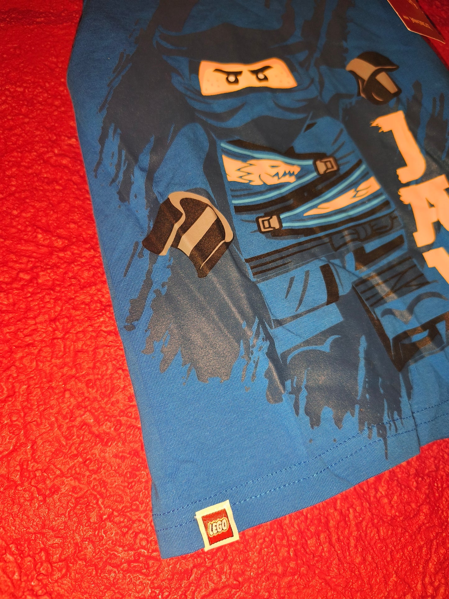 NWT LEGO Ninjago Jay Blue Ribbed Tank Top Boys Size 98 / 104 (2-4 Yrs) Sleeveless Shirt