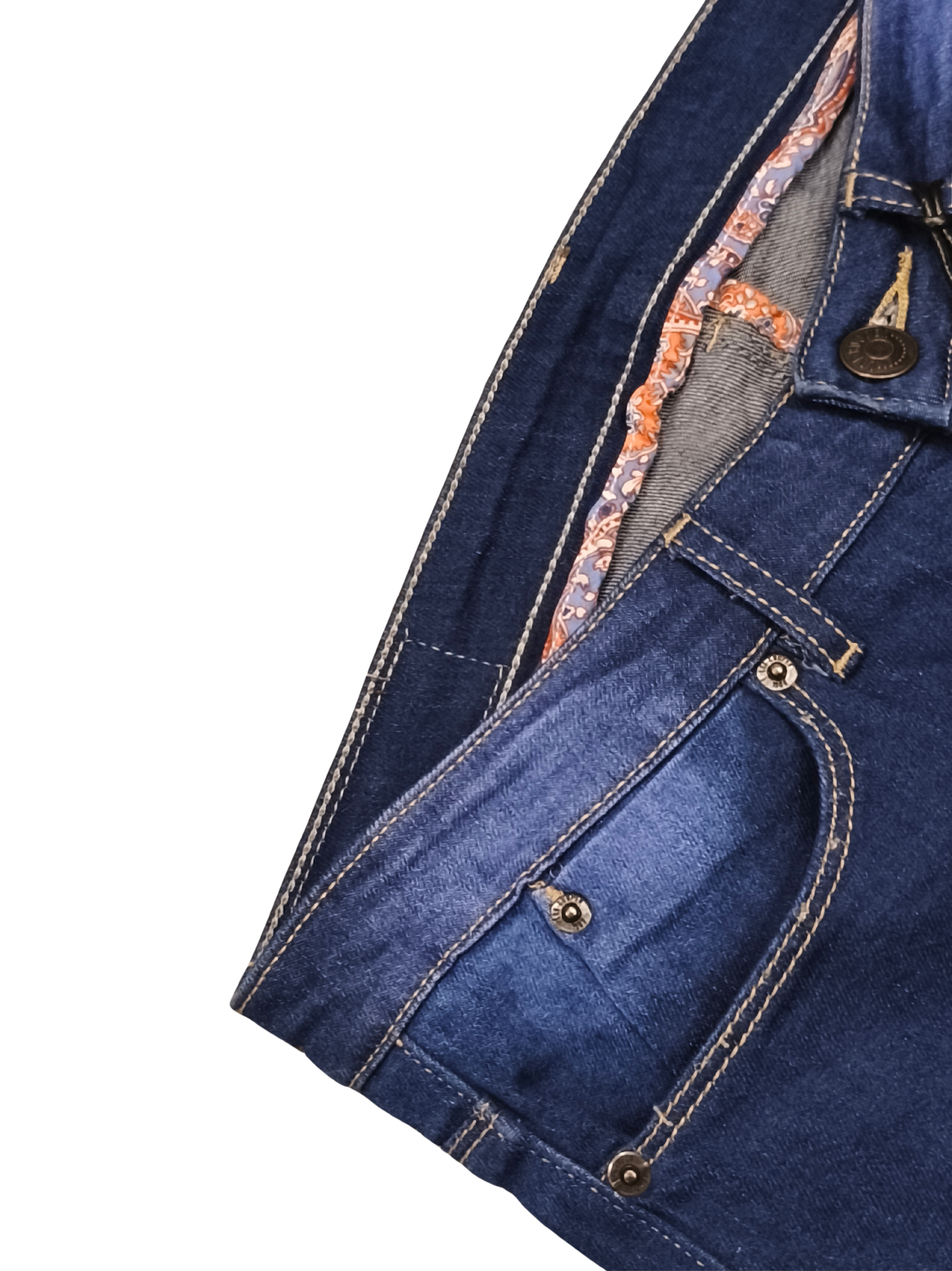 Lee Cooper Reilly Skinny Leg Jeans Womens Size 26 Blue Denim Ankle Zip Mid Rise