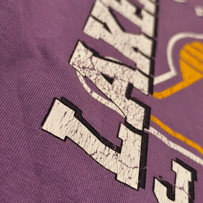 NBA Los Angeles Lakers LeBron James #6 Graphic T-Shirt Purple Mens Size XS