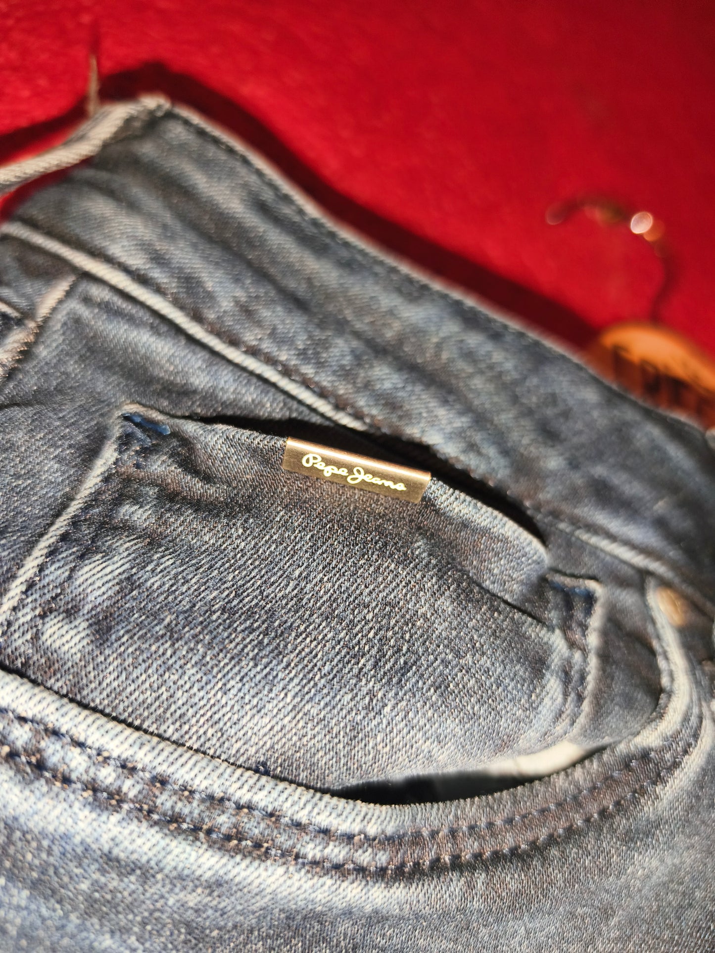 Pepe Jeans London Women's Dark Wash Stretch Skinny Jeans – W38 (~29-30" Waist / L32)