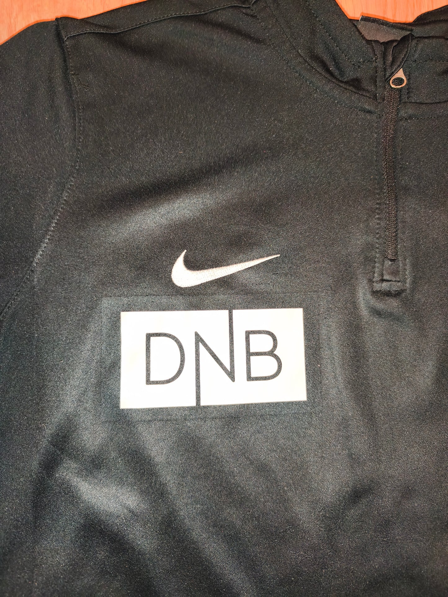 Nike Dri-Fit Innstrandens IL Bodo Youth XL 1/4 Zip Drill Top Peppes Pizza Black