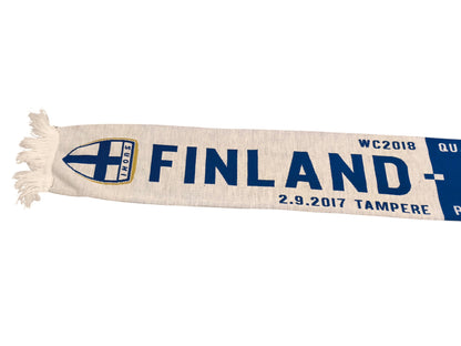 Finland vs Iceland 2017 Match Scarf – FIFA World Cup 2018 Qualifiers (Suomi – Islanti)