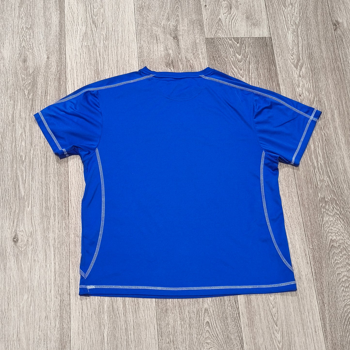 Umbro Supersport SeMi Essentials Blue Short Sleeve T-Shirt Graphic Spain Patch