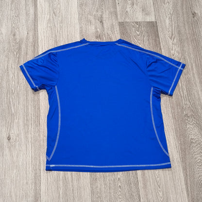 Umbro Supersport SeMi Essentials Blue Short Sleeve T-Shirt Graphic Spain Patch