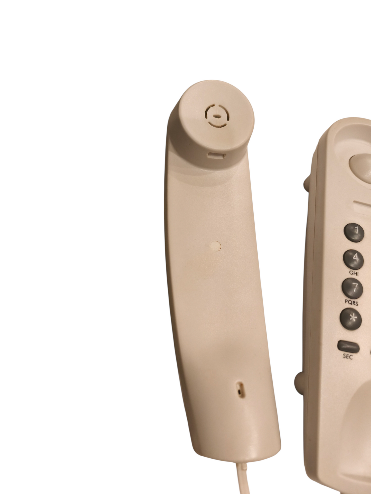 Argos Value Range B100 Slimline Telephone - White/Cream - Wall Mountable