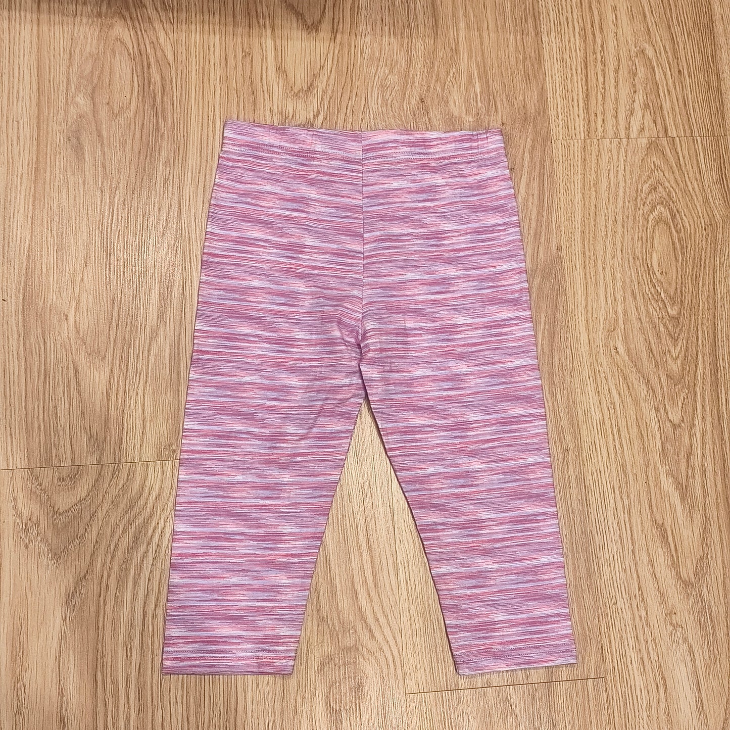 Primark Cares Girls Space Dye Leggings Pink Purple Pants Age 9-10 Yrs 140cm