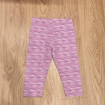 Primark Cares Girls Space Dye Leggings Pink Purple Pants Age 9-10 Yrs 140cm