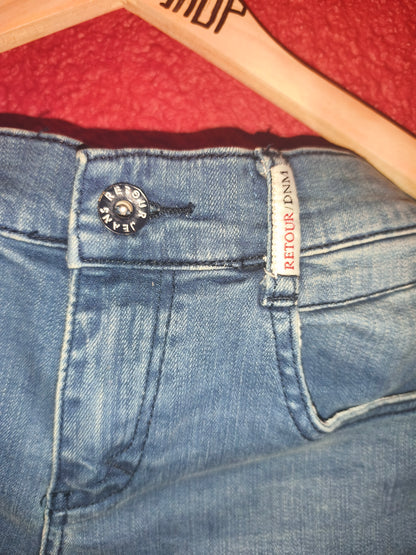 Retour Denim Co. Kids Light/Medium Wash Jean Shorts | Size 15