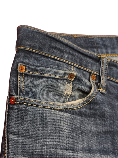 Levi's 511 Slim Fit Jeans Men's 32x32 Blue Denim Dark Wash Stretch 5-Pocket