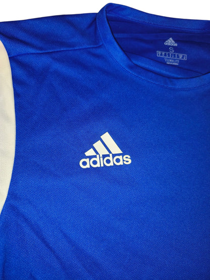 ADIDAS Climalite VfB Fallersleben Sports T-Shirt Men's Size S Blue White DP3231