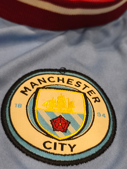 Manchester City 2022/23 #9 Haaland Jersey - Sky Blue (Size M)