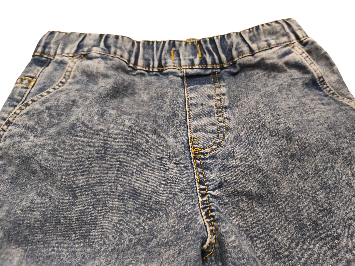 Sinsay Boys Girls Acid Wash Denim Joggers Jeans Elastic Waist Size 146 cm 10-12