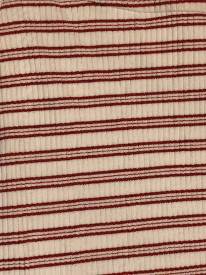 ZARA Girls Red & White Striped Ribbed Sundress | Size 8 (128 cm)