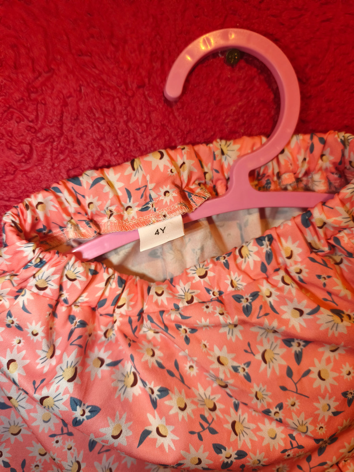 Girls Floral Print Ruffle Skirt | Size 4Y