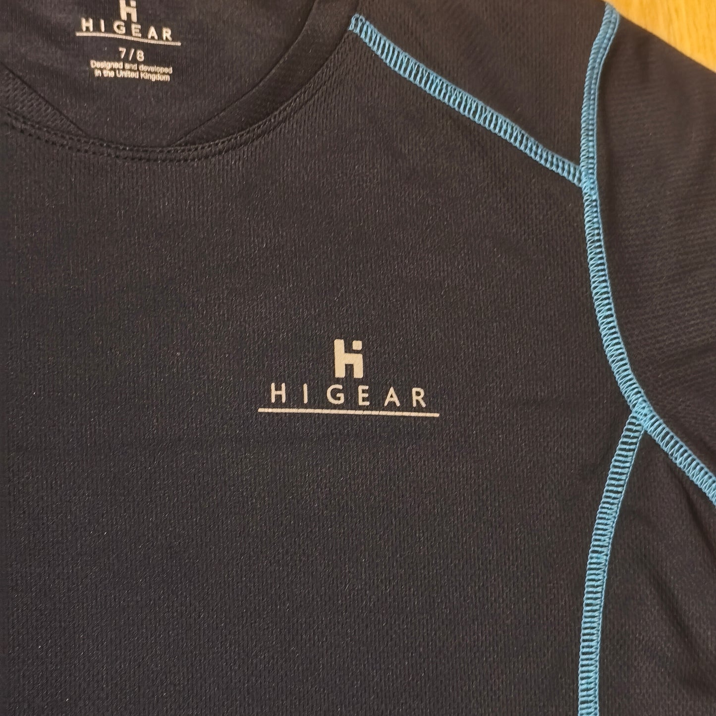 Hi Gear Kids Navy Blue Short Sleeve T-Shirt Size 7/8 Years Sports Active Top