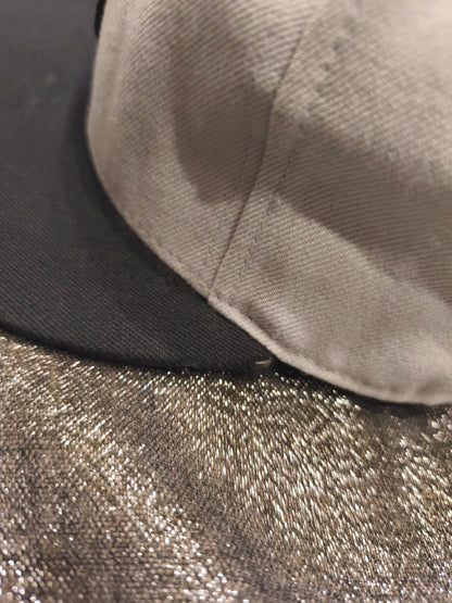 Miami Heat Mitchell Ness Fitted Hat 7 1/2 Gray Black Wool Blend NBA Cap Vintage