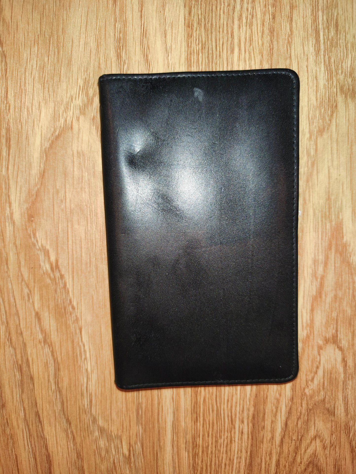 Filofax Metropol Slimline Organiser | Vintage Black Faux-Leather 6-Ring Planner