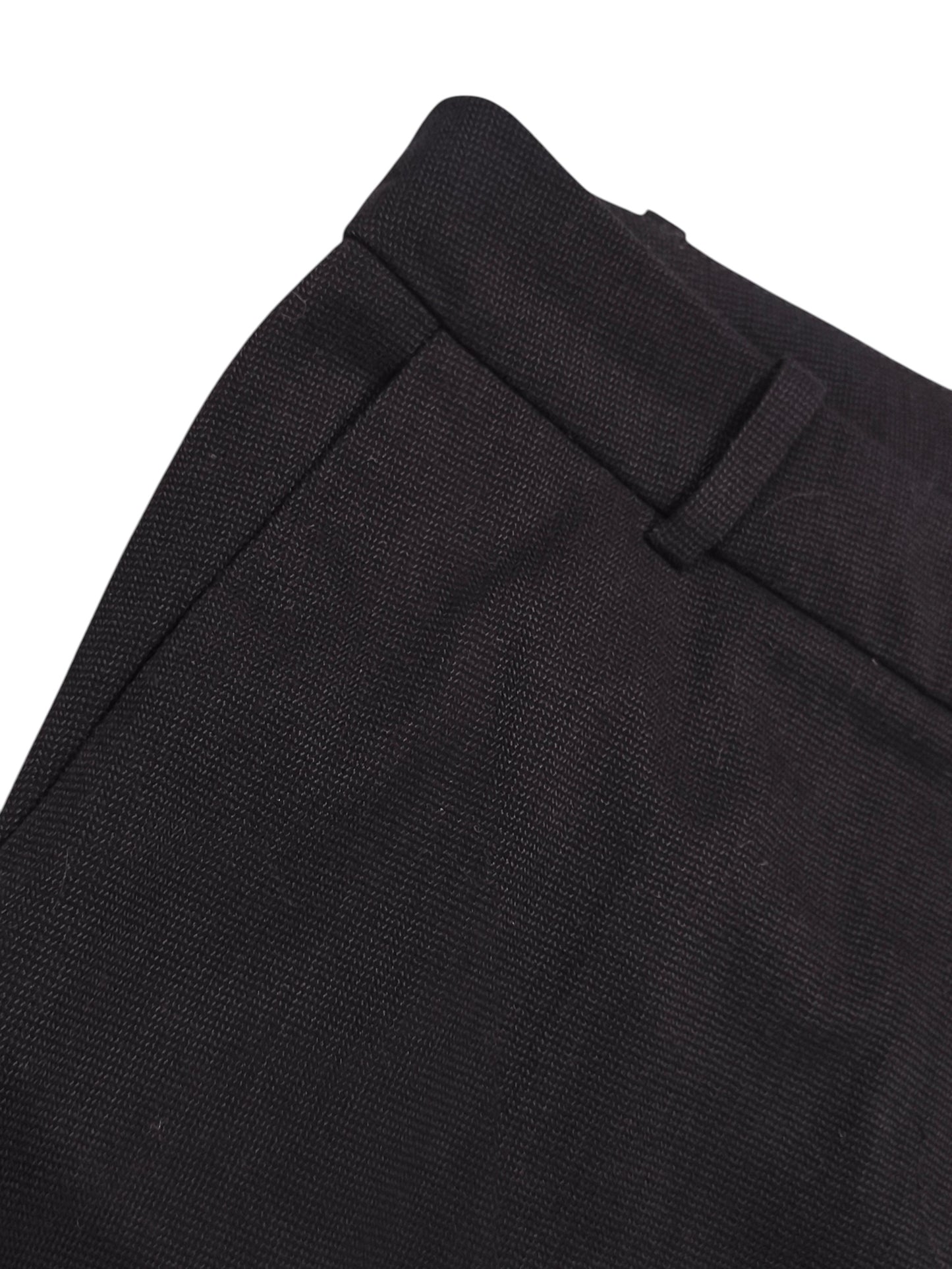 H&M Women's Black Textured Dress Pants Slim Cigarette Trousers Size EUR 34 US 4