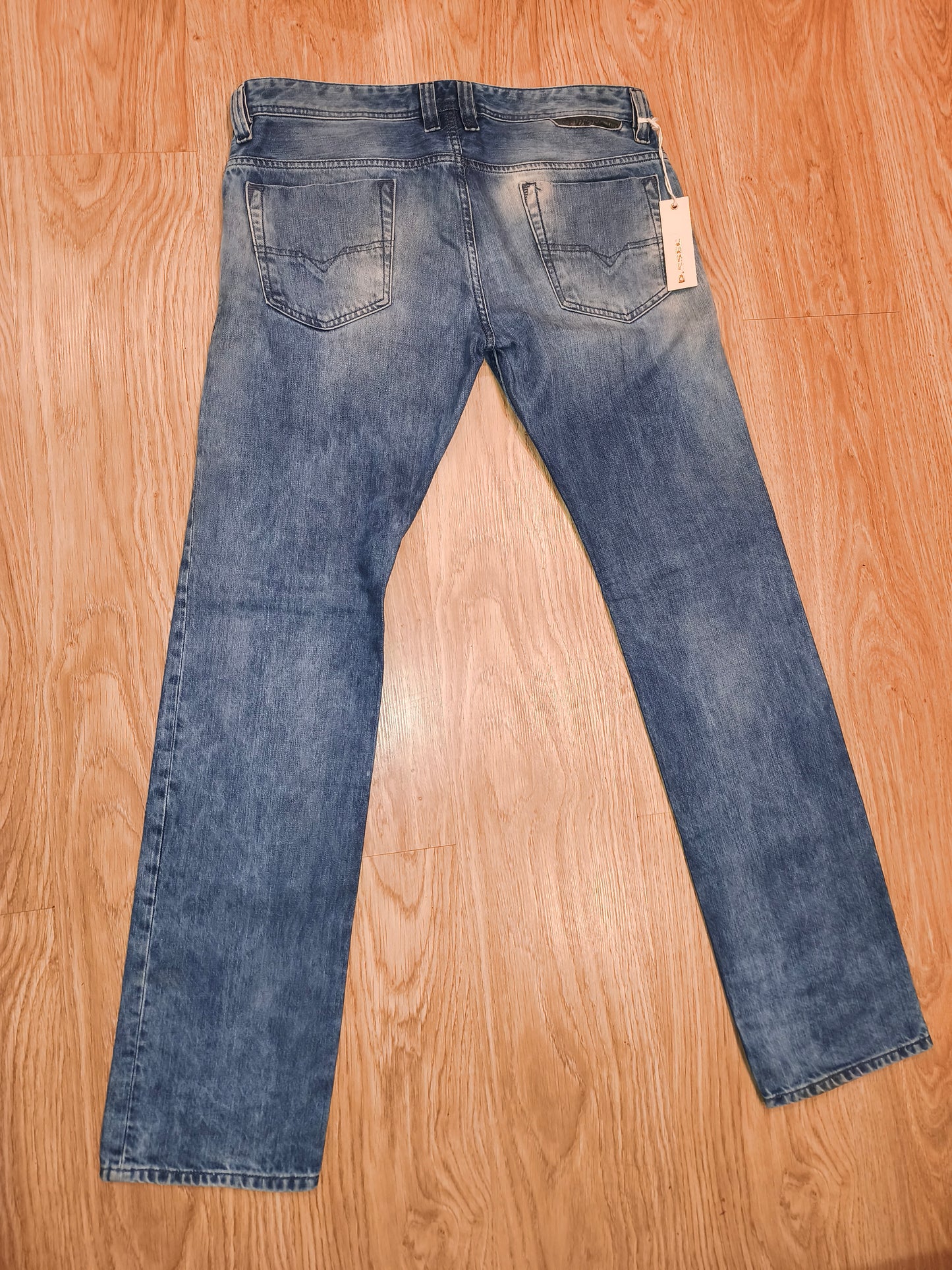 Vintage DIESEL Safado Jeans Men’s 32x32 Regular Slim Straight Wash 08801 Y2K NWT