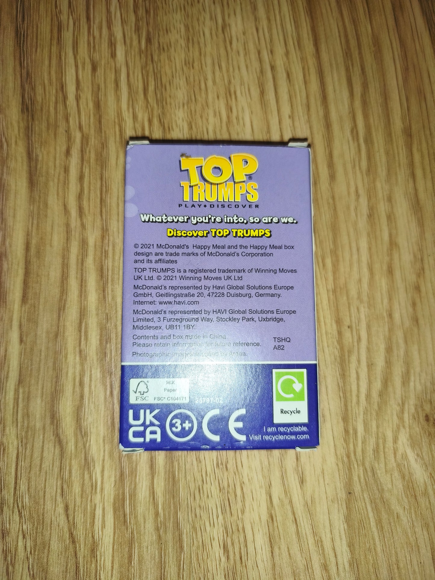 McDonald's Top Trumps Safari Animals Quiz Card Game – Educational Kids Trivia