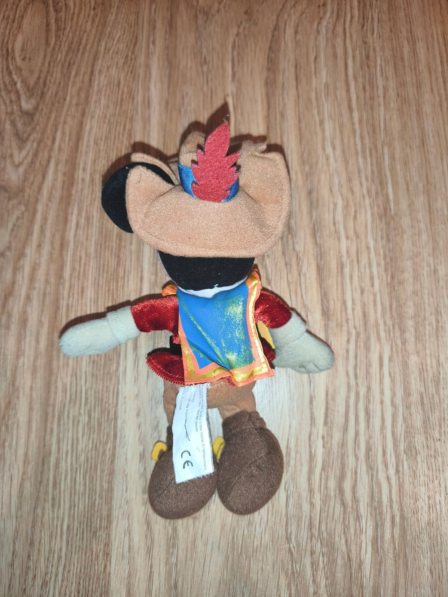 Vintage Disney Mickey Mouse "The Three Musketeers" Promotional Plush Toy