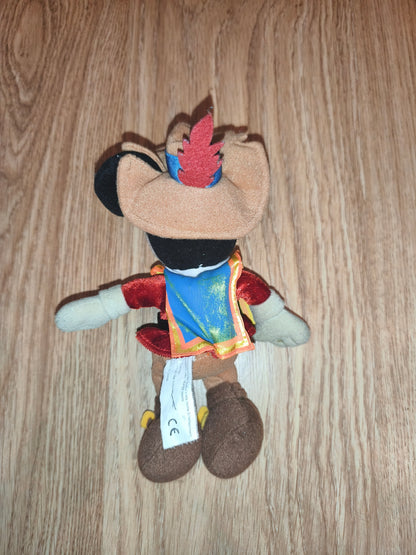 Vintage Disney Mickey Mouse "The Three Musketeers" Promotional Plush Toy