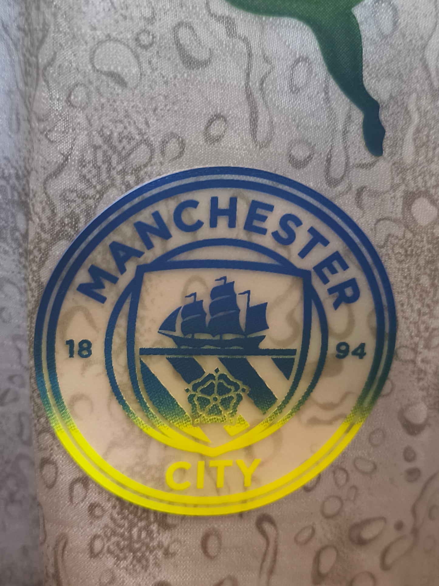 Puma Manchester City Cherki 10 Authentic Jersey Rain Or Shine Shirt Mens Sz 4XL