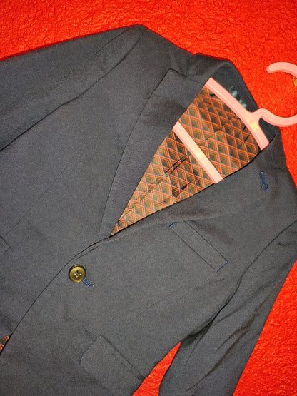 NEXT Boys Blue Tailored Suit Jacket Blazer – Size 3 Years (98 cm)