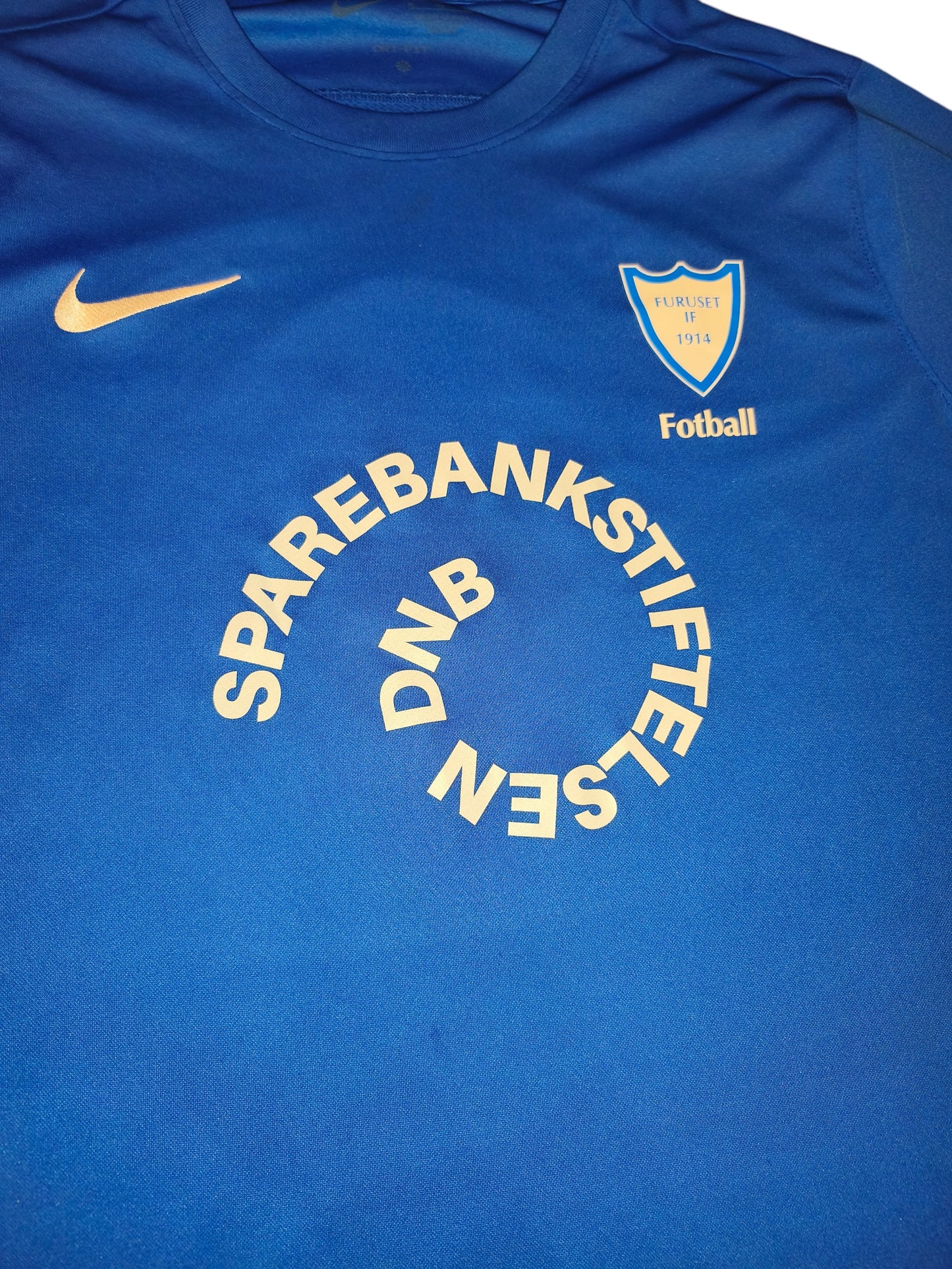 Nike Furuset IF Fotball Jersey Size XL Blue #9 Torshov Sport Sparebankstiftelsen