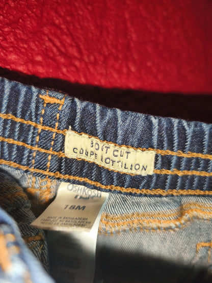 OshKosh B'gosh Toddler Denim Boot Cut Jeans – Size 18 Months