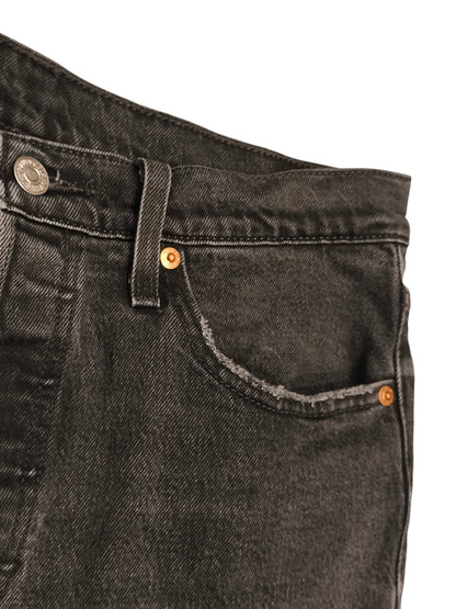 Levi's 501 Skinny Women's Jeans W29 L30 Faded Black Button Fly 501S