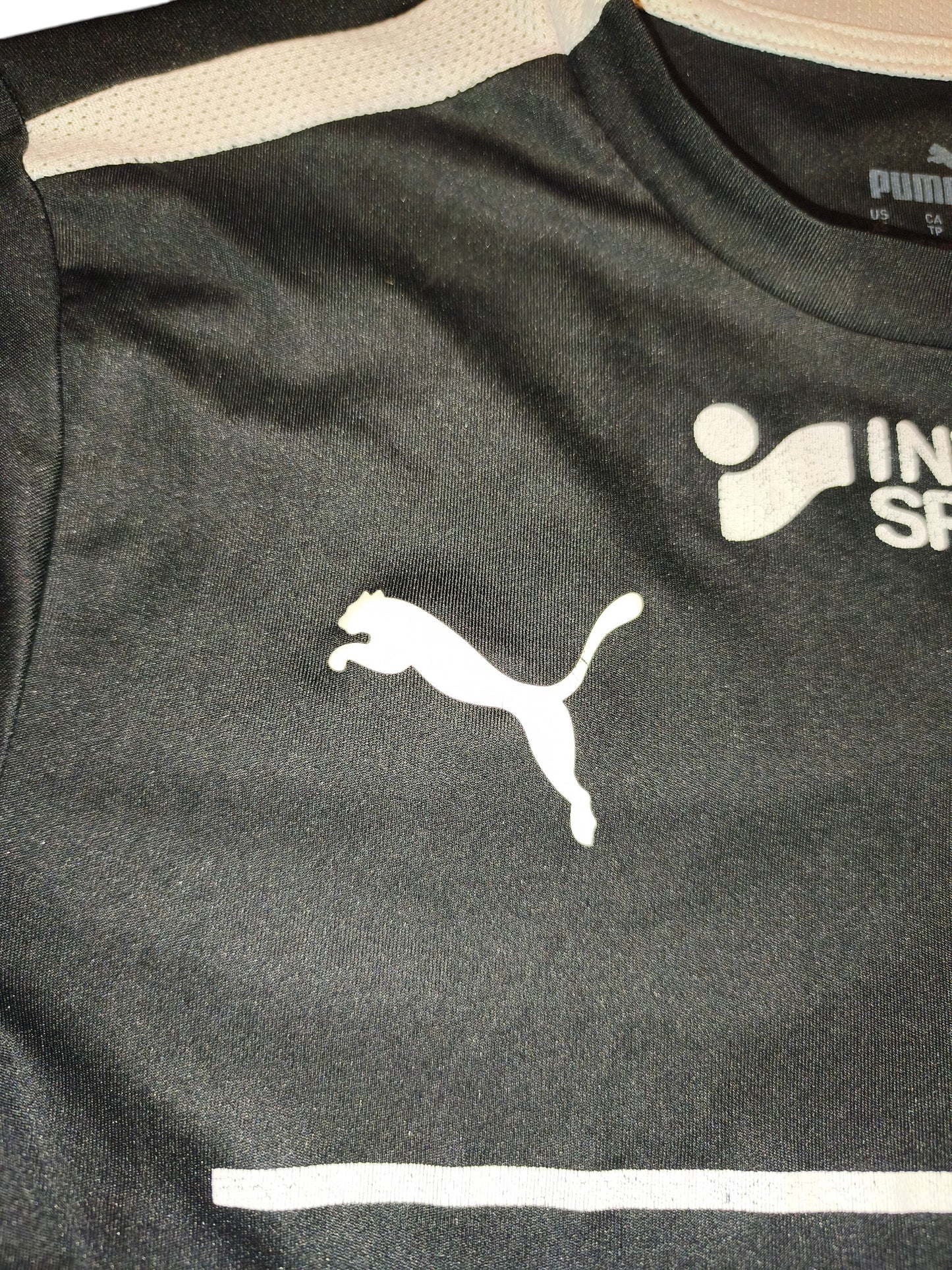 PUMA Vasteras SK Football Shirt Size XS Black VSK Sweden Jersey Top Triko No. 21