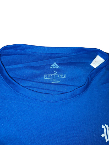 ADIDAS Climalite VfB Fallersleben Sports T-Shirt Men's Size S Blue White DP3231