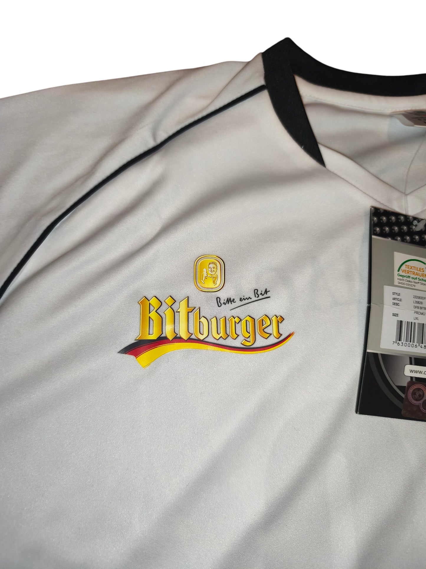 Adidas DFB Germany Bitburger Promo Shirt 1992-2012 Signatures Size L/XL BNWT