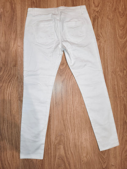 Dorothy Perkins Women’s White Slim-Fit Denim Jeans – Size 38 (EU/10 UK)