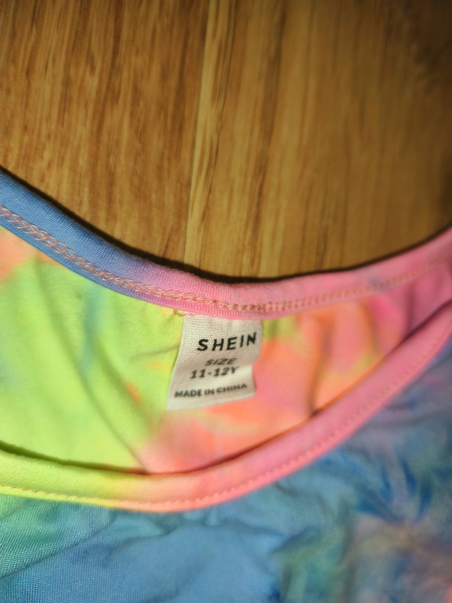 HEIN Girls’ Tie-Dye Two-Piece Set – Crop Top & Shorts, Size 11-12Y