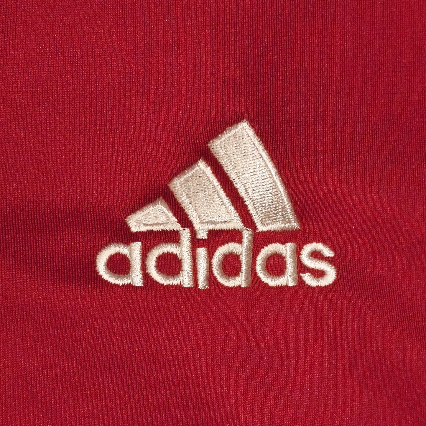 Adidas Mens Climalite Red Short Sleeve Football Training Jersey Shirt Size M #19