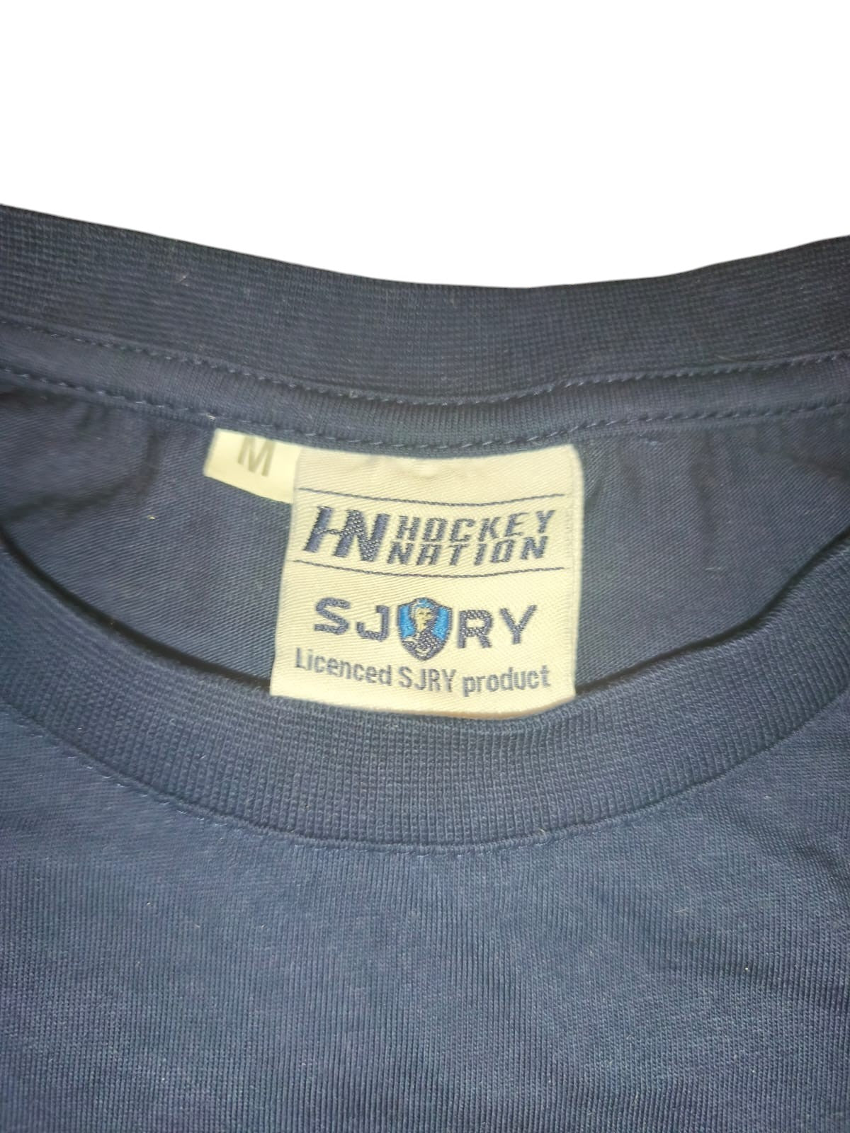 Finland Hockey Nation Barkov #16 T-Shirt Mens Size M Dark Blue Cotton SJRY